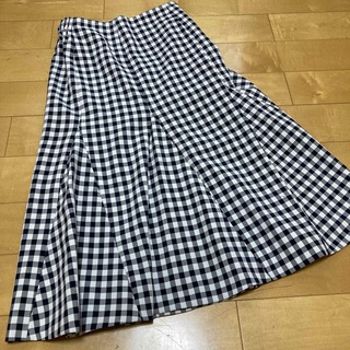 TETI  ギンガムチェック  マーメイドスカート(ひざ丈スカート)