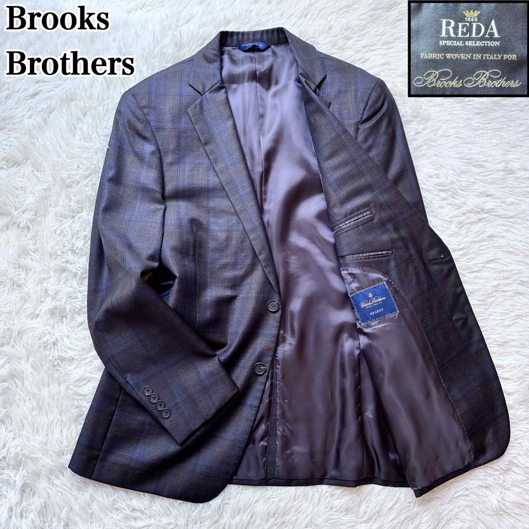 Brooks Brothers(ブルックスブラザース)のブルックスブラザーズ テーラードジャケット REDA ウール 総裏 ブラウン メンズのジャケット/アウター(テーラードジャケット)の商品写真