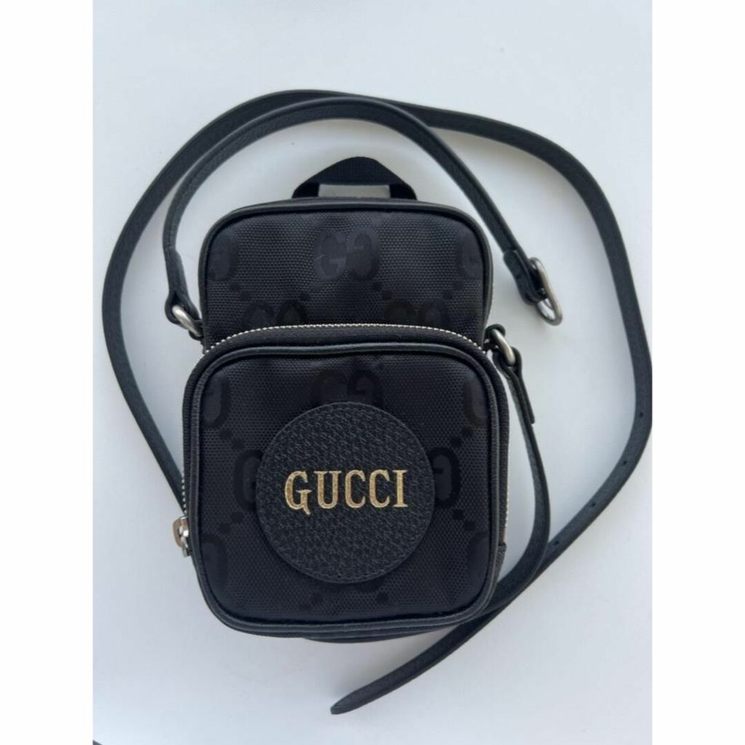 GUCCI グッチ ショルダーバッグ ナイロン×レザー ブラック 新品未使用