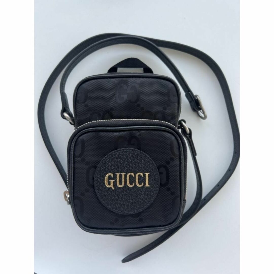 Gucci(グッチ)のGUCCI グッチ ショルダーバッグ ナイロン×レザー ブラック 新品未使用 メンズのバッグ(ショルダーバッグ)の商品写真