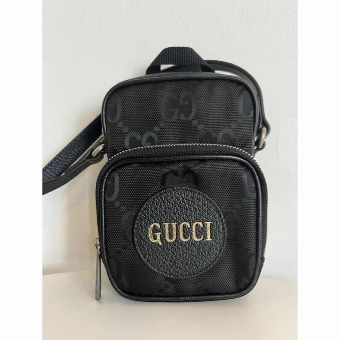 GUCCI グッチ ショルダーバッグ ナイロン×レザー ブラック 新品未使用