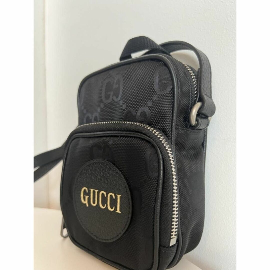 Gucci(グッチ)のGUCCI グッチ ショルダーバッグ ナイロン×レザー ブラック 新品未使用 メンズのバッグ(ショルダーバッグ)の商品写真