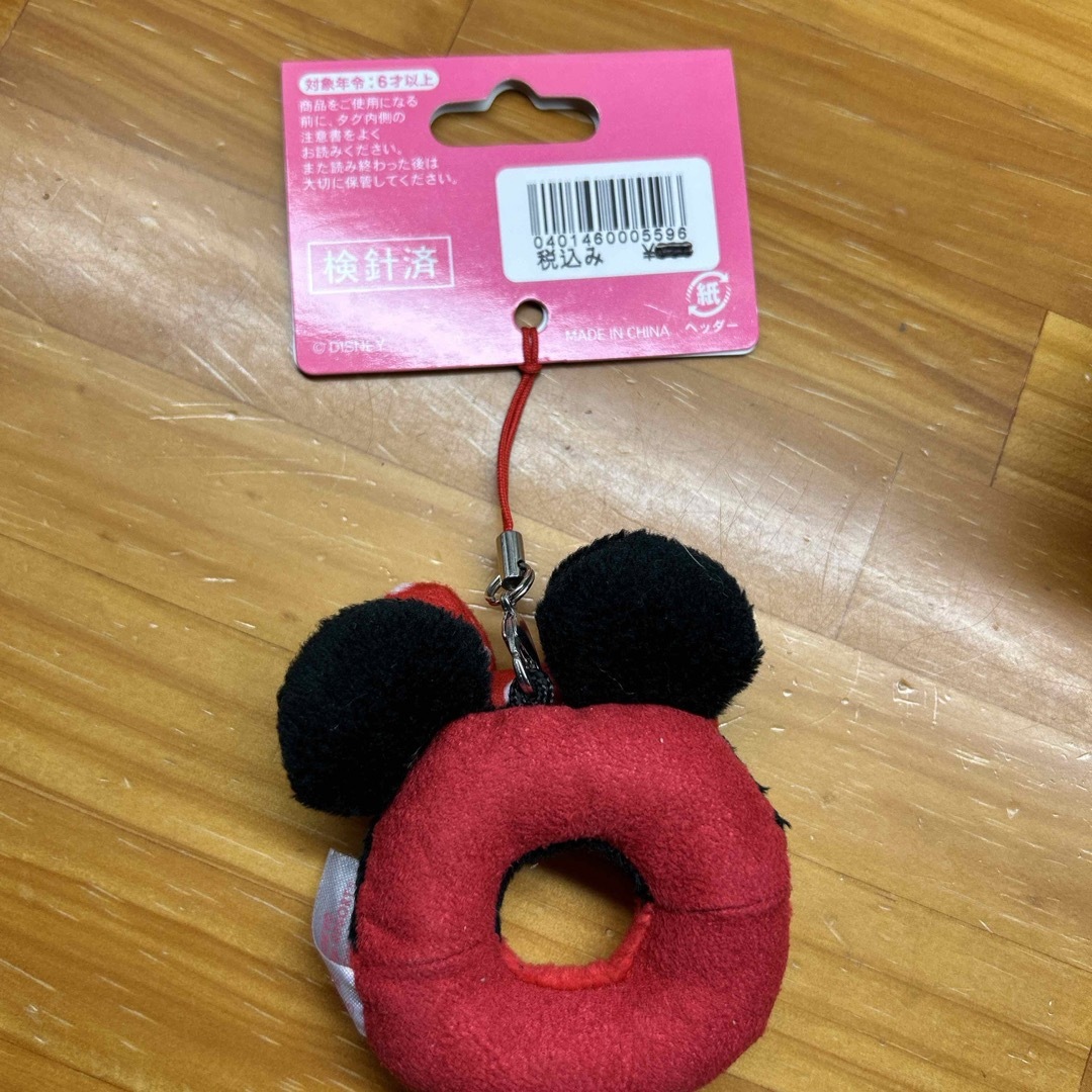 Disney(ディズニー)のミニー　浮き輪　ストラップ エンタメ/ホビーのアニメグッズ(ストラップ)の商品写真