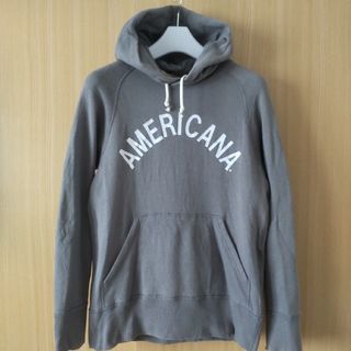 アメリカーナ(AMERICANA)の☆AMERICANA　アメリカーナ　スウェット　パーカー　チャコールグレー　M(パーカー)