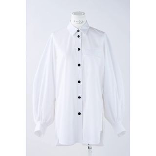 エンフォルド(ENFOLD)の【新品】ENFOLD VOLUME-SLEEVE BASIC SHIRT(シャツ/ブラウス(長袖/七分))