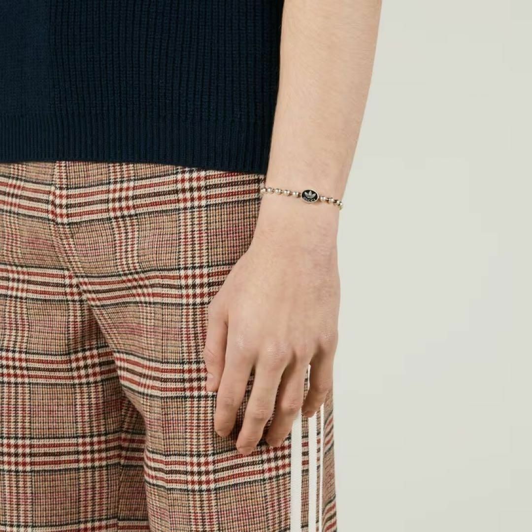 GUCCI - GUCCI グッチ adidas アディダス ブレスレット シルバー GUCCI - GUCCI グッチ adidas アディダス ブレスレット シルバー