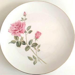 ノリタケ(Noritake)のオールドノリタケ　バラ柄　大皿　ニットーロイヤル　昭和レトロ　プレート皿(食器)