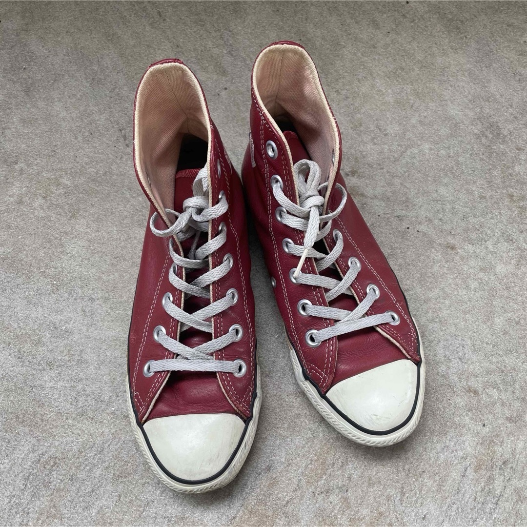 ALL STAR（CONVERSE）(オールスター)のコンバース　レザー　ヴィンテージ　US4 レディースの靴/シューズ(スニーカー)の商品写真