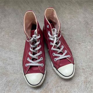 オールスター(ALL STAR（CONVERSE）)のコンバース　レザー　ヴィンテージ　US4(スニーカー)