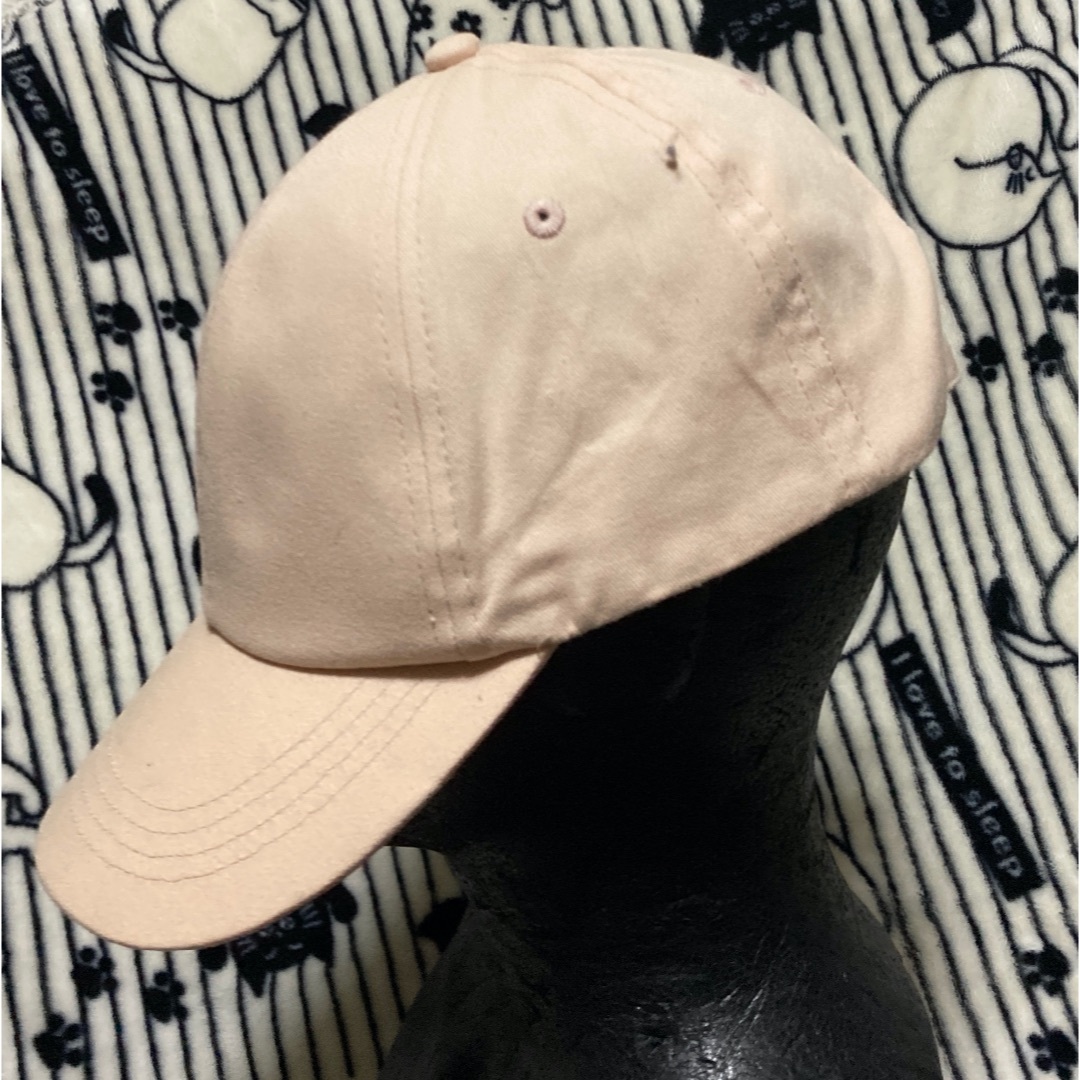 H&M(エイチアンドエム)の春に♪ベージュピンクローキャップ[H&M エイチアンドエム]キャップ帽子CAP レディースの帽子(キャップ)の商品写真