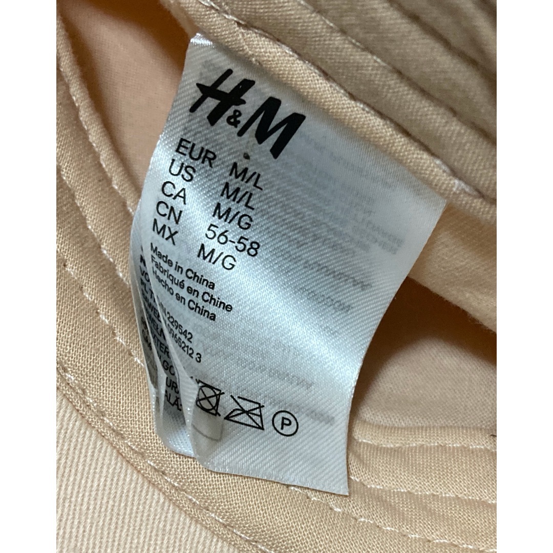 H&M(エイチアンドエム)の春に♪ベージュピンクローキャップ[H&M エイチアンドエム]キャップ帽子CAP レディースの帽子(キャップ)の商品写真