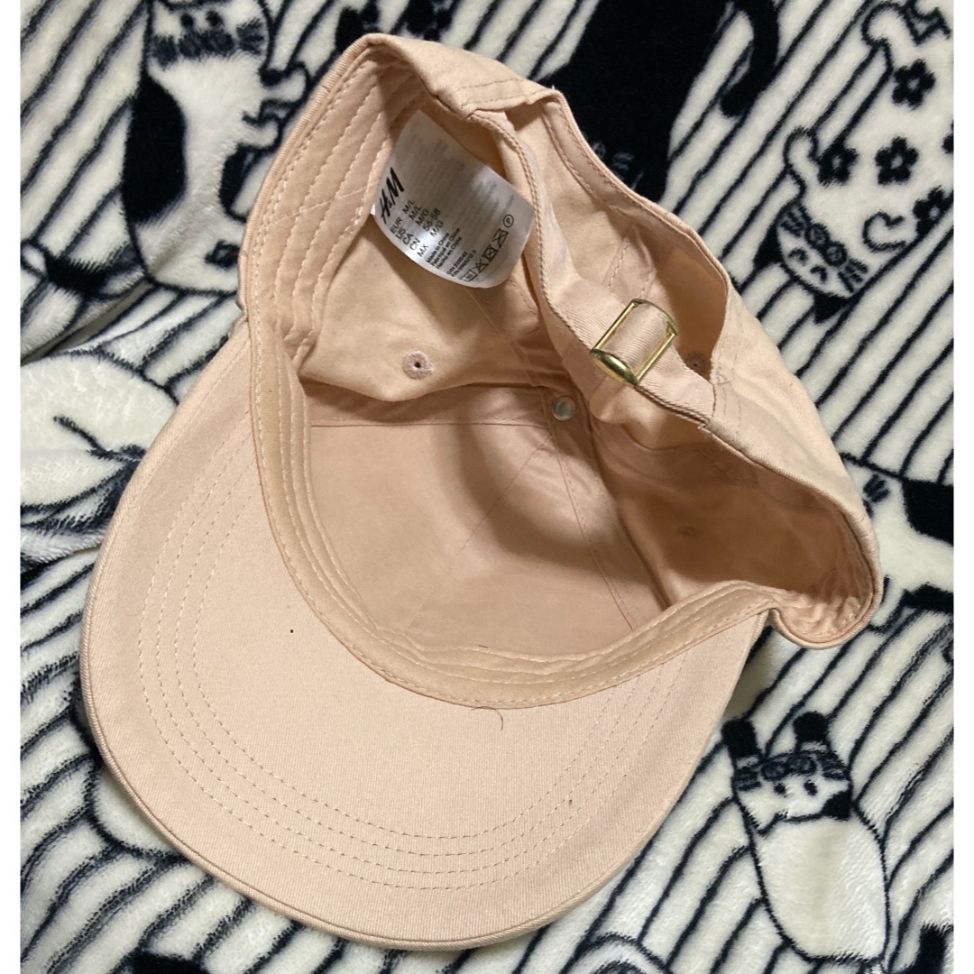 H&M(エイチアンドエム)の春に♪ベージュピンクローキャップ[H&M エイチアンドエム]キャップ帽子CAP レディースの帽子(キャップ)の商品写真