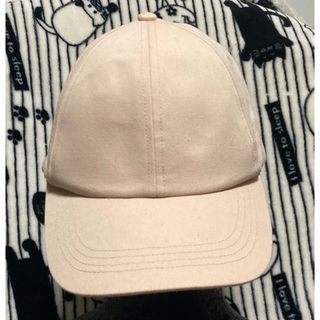 エイチアンドエム(H&M)の春に♪ベージュピンクローキャップ[H&M エイチアンドエム]キャップ帽子CAP(キャップ)