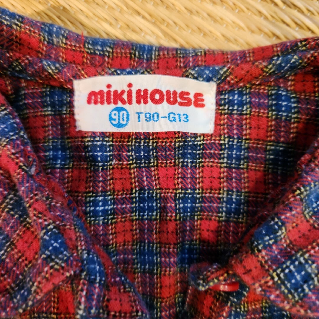 mikihouse(ミキハウス)のミキハウス　ブラウス　90サイズ キッズ/ベビー/マタニティのキッズ服女の子用(90cm~)(ブラウス)の商品写真