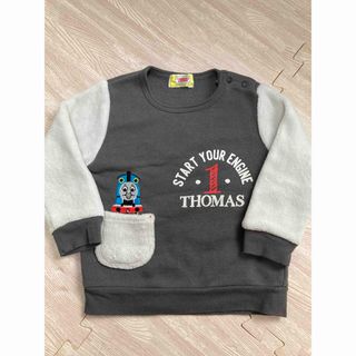 トーマス(THOMAS)のトーマス　裏起毛　トレーナー　90(Tシャツ/カットソー)