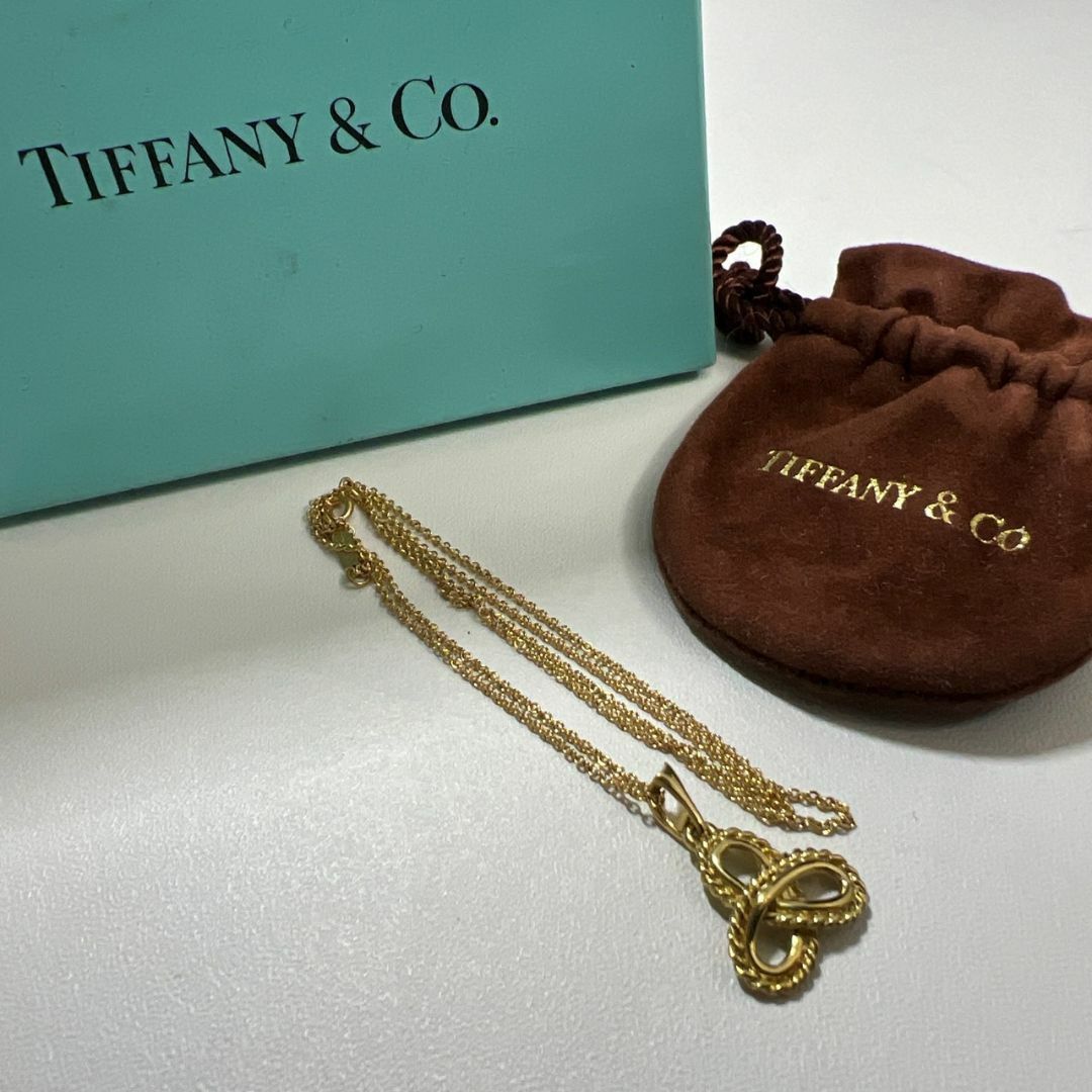 Tiffany & Co.(ティファニー)のTIFFANY ティファニー トリニティノット ネックレス 750(K18) レディースのアクセサリー(ネックレス)の商品写真