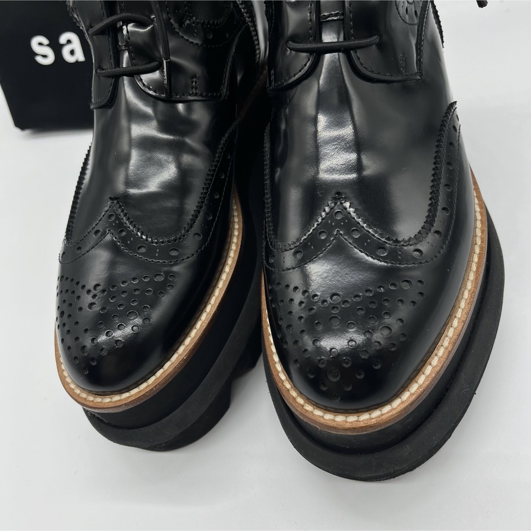 sacai(サカイ)の新品★SACAI サカイ★ウィングチップエンジニアブーツ★size36 レディースの靴/シューズ(ブーツ)の商品写真