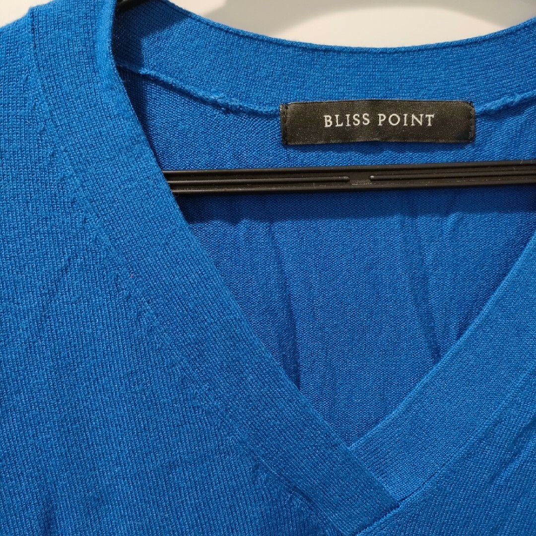 BLISS POINT(ブリスポイント)のBLISS POINT Vネックニット レディースのトップス(ニット/セーター)の商品写真