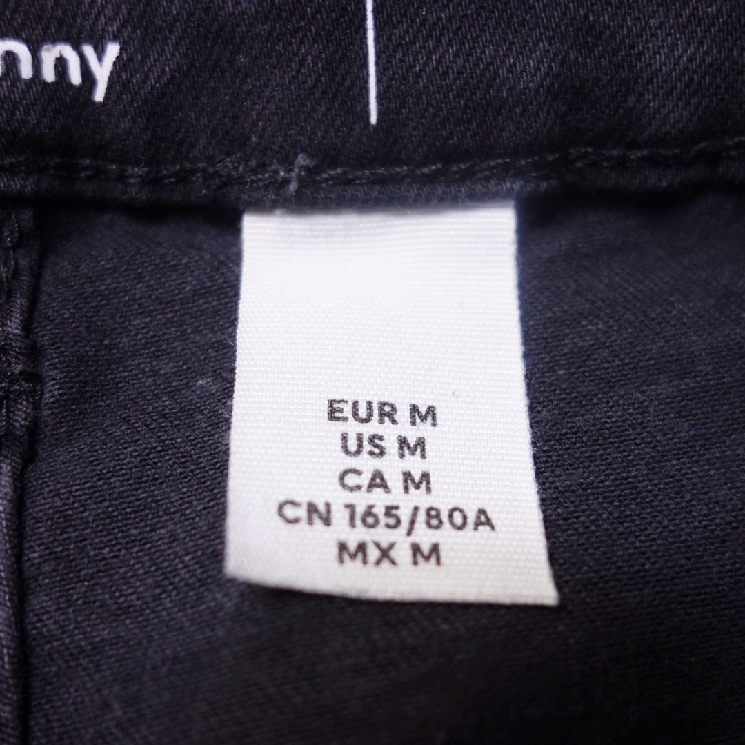H&M(エイチアンドエム)のSサイズ ジーンズ メンズ H&M 古着 デニム パンツ ダーググレー MF36 メンズのパンツ(デニム/ジーンズ)の商品写真