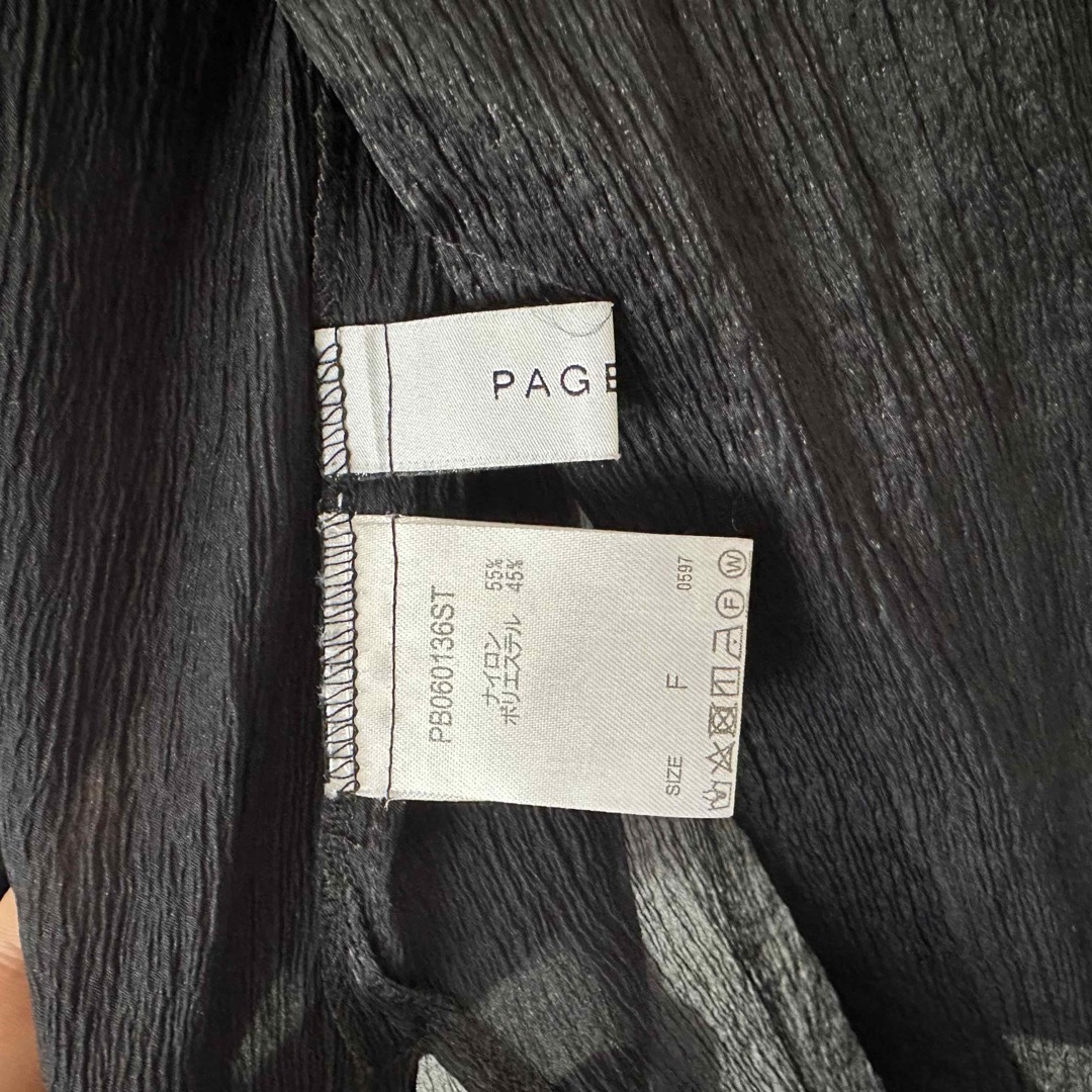 PAGEBOY(ページボーイ)のPAGEBOY / シアーシャツ レディースのトップス(シャツ/ブラウス(長袖/七分))の商品写真