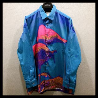 Paul Smith - ポールスミス リネン 麻 マルチカラーボタン フローラル