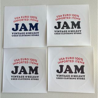 ジャム(JAM)のJAM 古着屋 ステッカー4枚セット(シール)