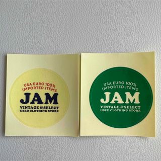 ジャム(JAM)のJAM 古着屋 ステッカー 2枚セット(シール)