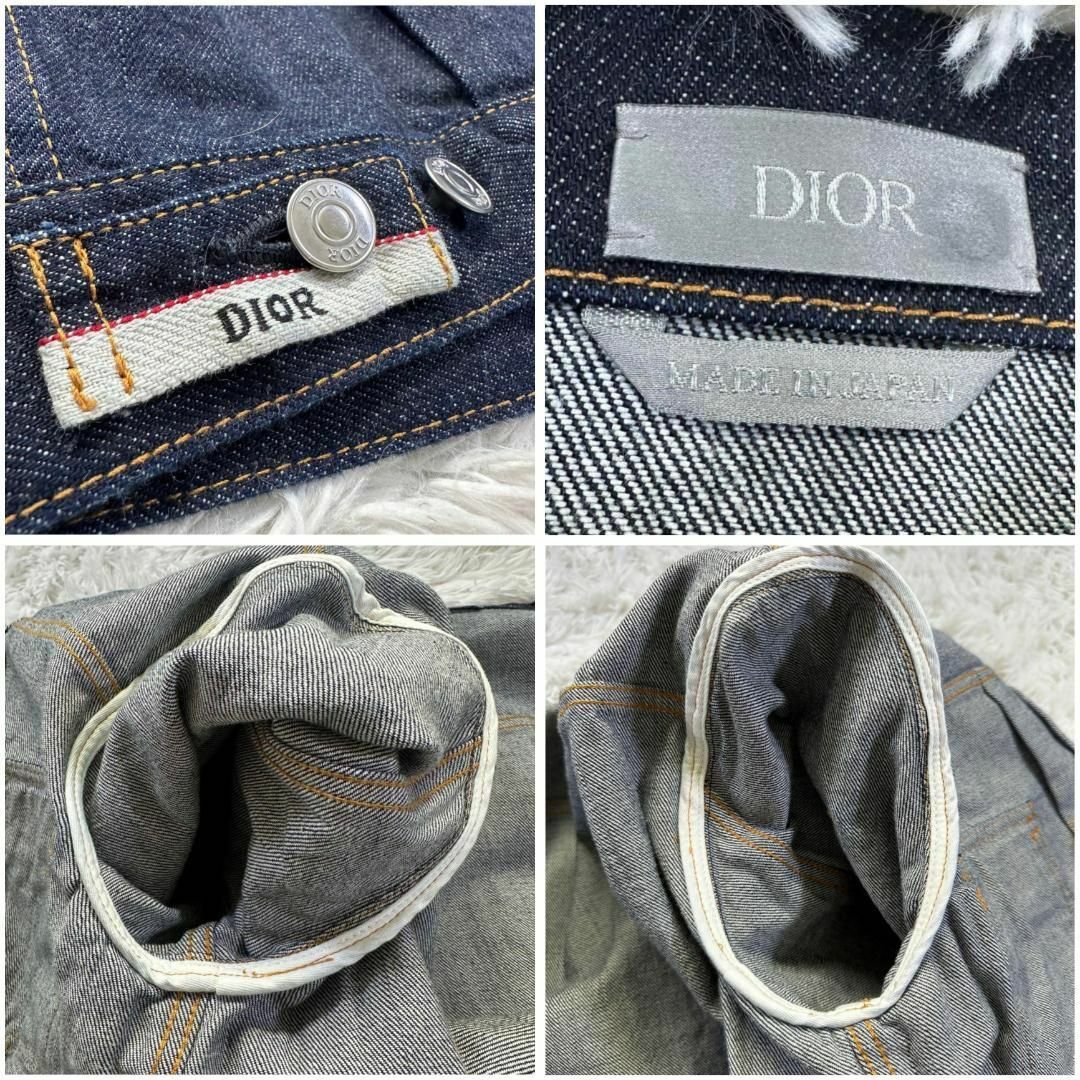 Christian Dior(クリスチャンディオール)の美品 入手困難 DIOR デニムジャケット L  48 21AW タグ付き メンズのジャケット/アウター(Gジャン/デニムジャケット)の商品写真