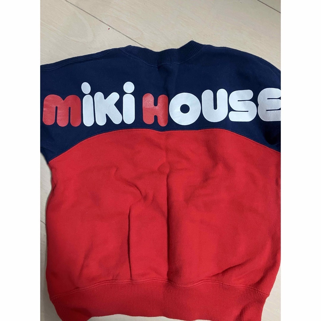 mikihouse(ミキハウス)のミキハウス　ロゴトレーナー　100 キッズ/ベビー/マタニティのベビー服(~85cm)(トレーナー)の商品写真