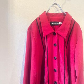 SAG HARBOR DRESS　ジャケット　ボタンフライ　レッド(その他)