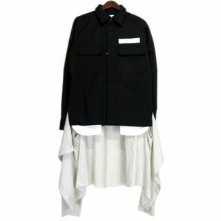 アンブッシュ(AMBUSH)のアンブッシュ AMBUSH ■ 【 NEW WAIST TIE SHIRT 12112366】 ニュー ウエスト タイ ドッキン グシャツ 31762(シャツ)