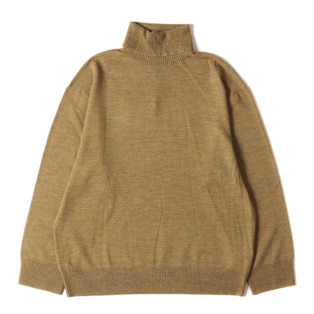 A.P.C(アーペーセー)の新品 A.P.C. アーペーセー ニット サイズ:S タートルネック ハイゲージ ウール ニット セーター ハイネック メランジ マスタード トップス 長袖【メンズ】 メンズのトップス(ニット/セーター)の商品写真