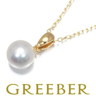 ネックレス パール5ミリx4P サファイヤ0.15ct 真珠 K18YG イエロー ネックレス パール5ミリx4P サファイヤ0.15ct 真珠 K18YG イエロー