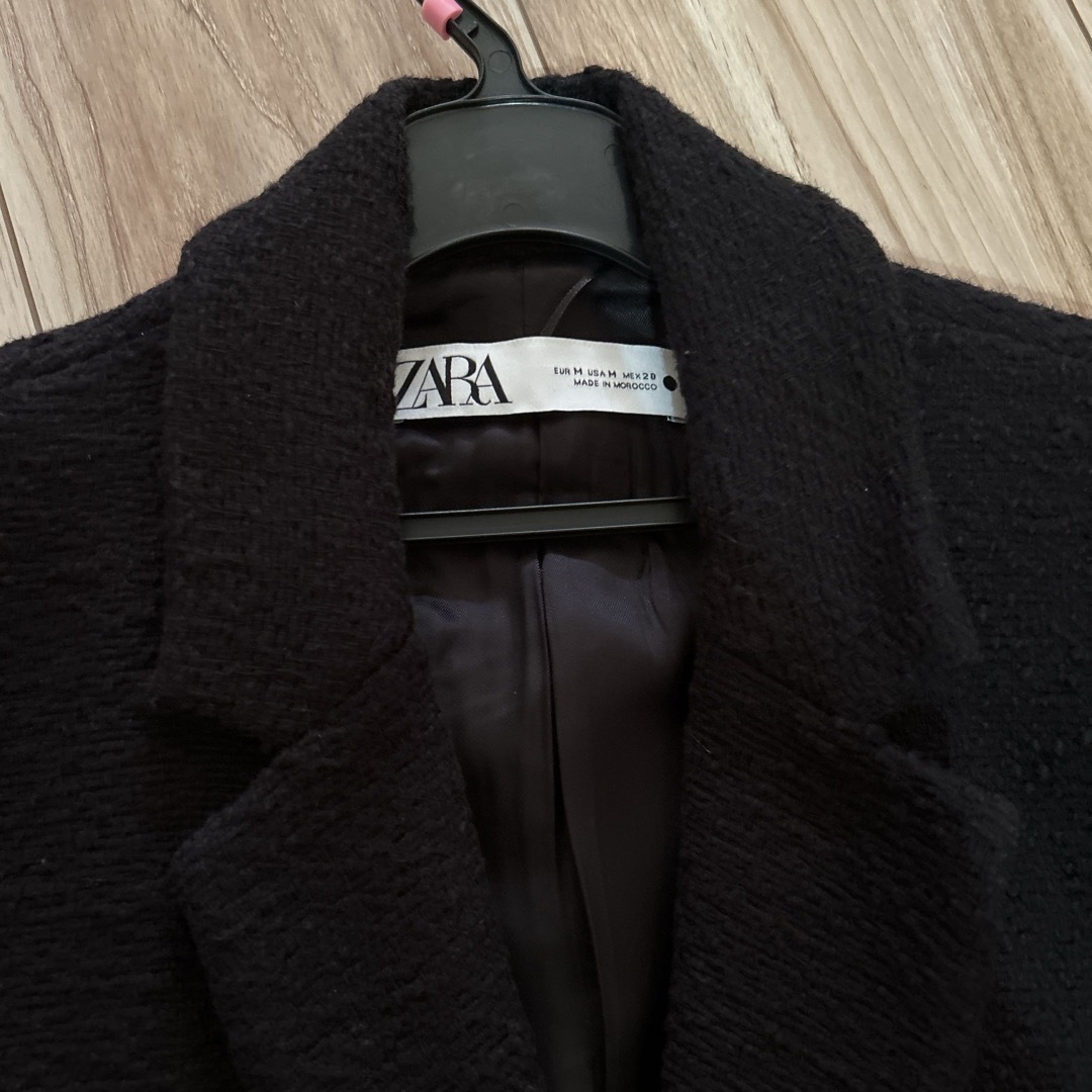 ZARA(ザラ)のZARA ザラ　ツイードジャケット　スーツ　ブレザー レディースのジャケット/アウター(ノーカラージャケット)の商品写真