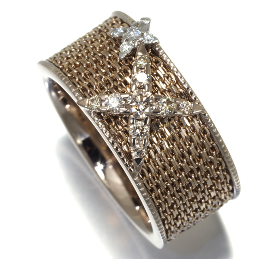 カシケイ リング ダイヤ 0.18ct ネイキッド 12号 K18BG/Pt900 カシケイ リング ダイヤ 0.18ct ネイキッド 12号 K18BG/Pt900