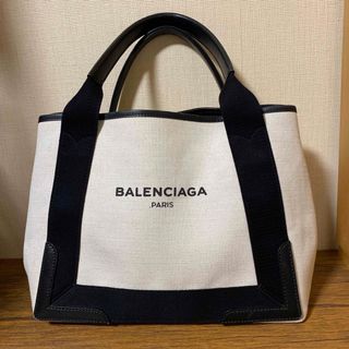 バレンシアガ(Balenciaga)のバレンシアガ　ネイビーカバS（布袋付き）(トートバッグ)