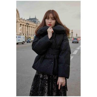 ハーリップトゥ(Her lip to)のHerlipto♡Lace Shell Belted Down Jacket(ダウンジャケット)