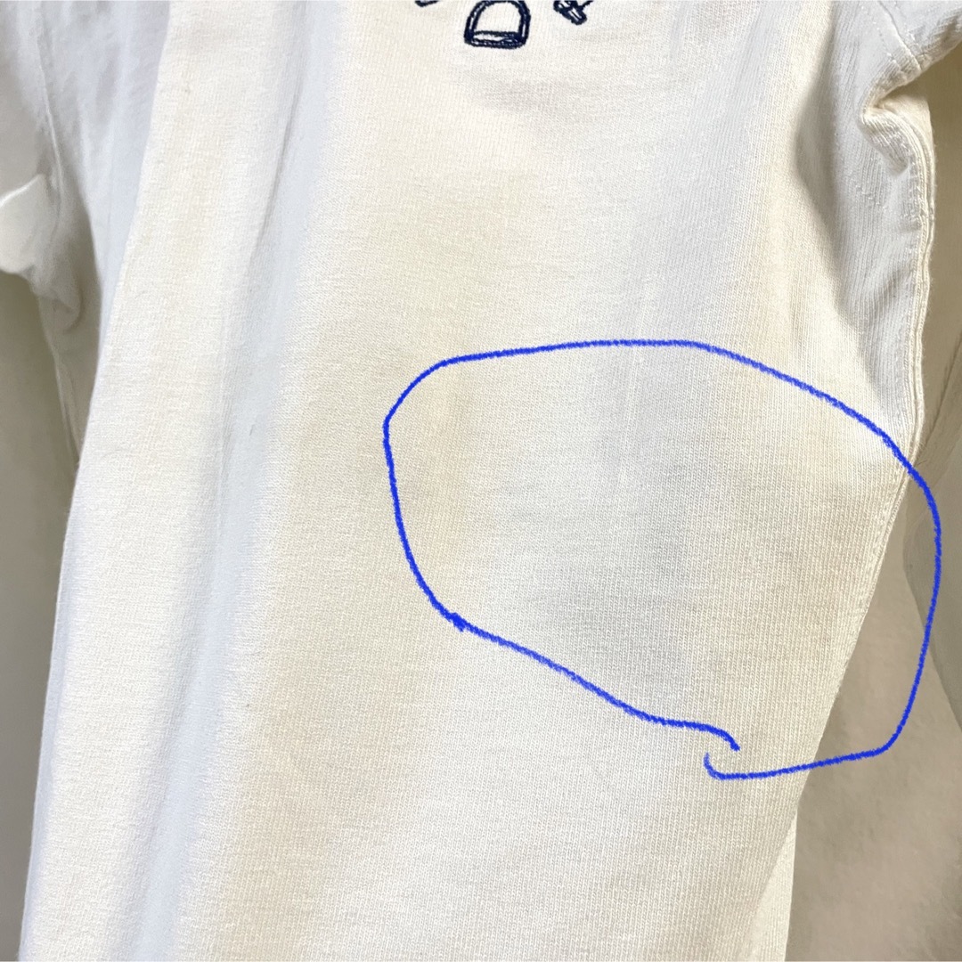 POLO RALPH LAUREN(ポロラルフローレン)のラルフローレン ポロシャツ 長袖 ラグビー 胸元刺繍 ホワイト S 綿100% メンズのトップス(ポロシャツ)の商品写真