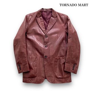 トルネードマート(TORNADO MART)の【TORNADO MART】トルネードマート 牛革レザー テーラードジャケット(テーラードジャケット)