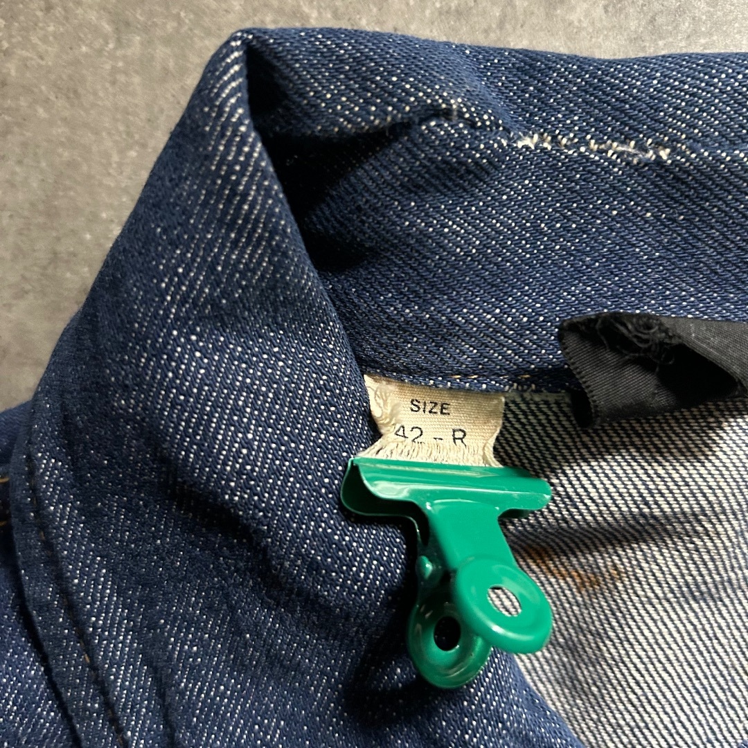 70s sears シアーズ gジャン/デニムジャケット 42 濃紺 メンズのジャケット/アウター(Gジャン/デニムジャケット)の商品写真