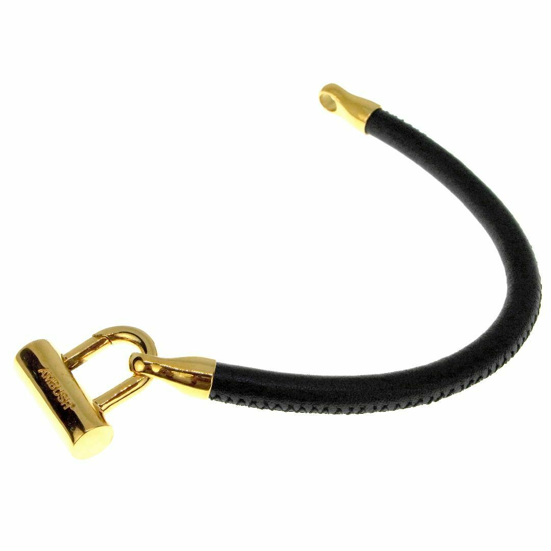 AMBUSH(アンブッシュ)のアンブッシュ AMBUSH ■ 【 BIKE LOCK LEATHER BRACELET 12112137 】 バイク ロック レザー ブレスレット ブレスレット 31779 メンズのアクセサリー(ブレスレット)の商品写真