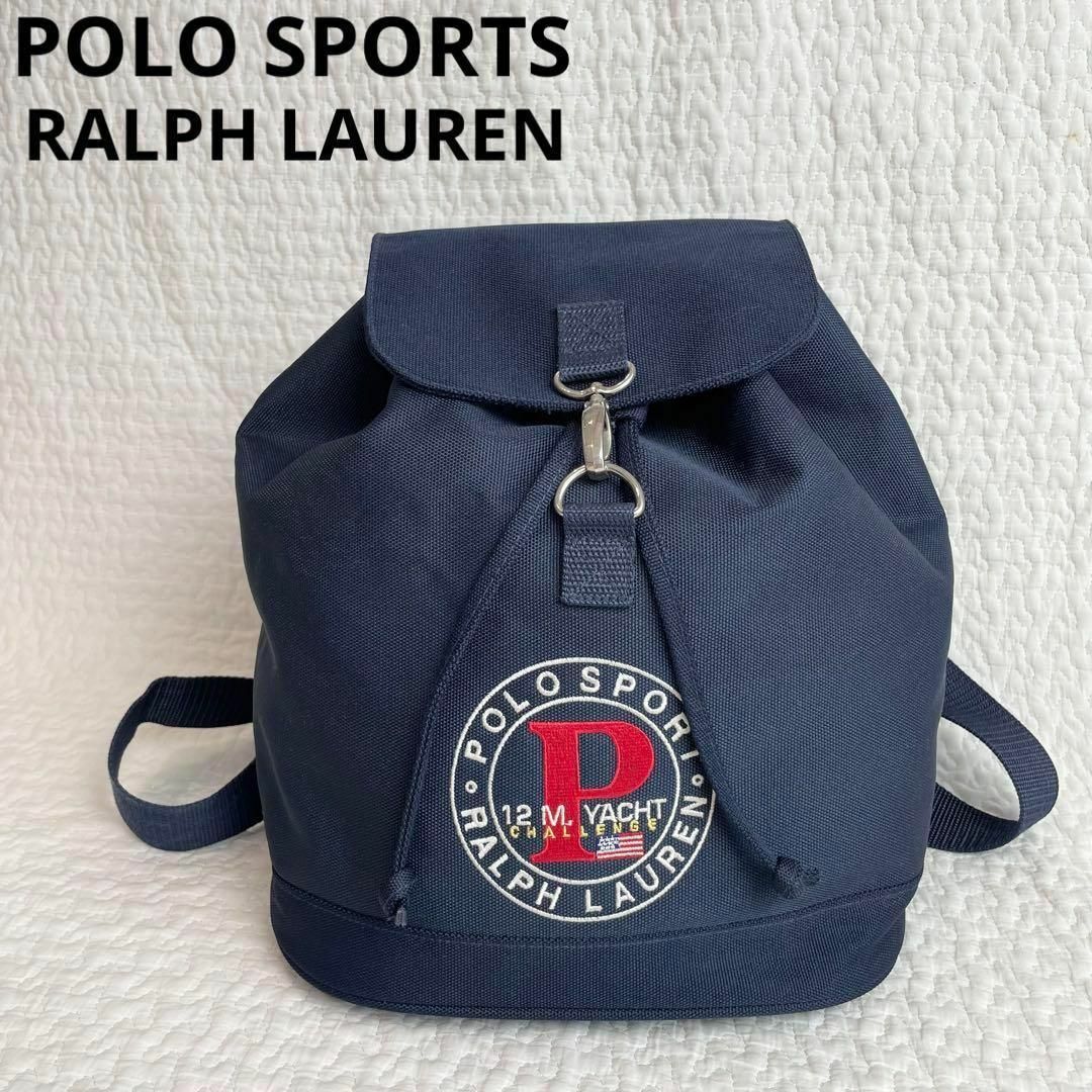 POLO RALPH LAUREN - 美品 90s POLO SPORTS ポロスポ リュック ロゴ