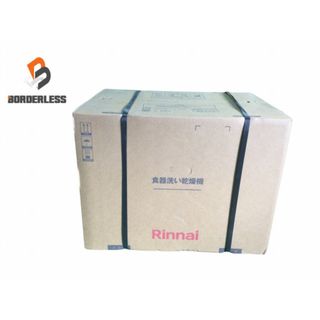 ☆未使用品☆Rinnai リンナイ ビルトイン食洗器 RKW-405A-B ブラック スライドオープンタイプ ワンタッチドア 86594(工具)