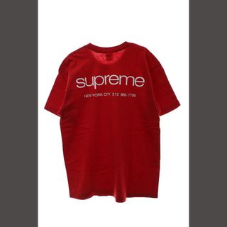 シュプリーム(Supreme)のSUPREME NYC Tee 半袖 クルーネック Tシャツ レッド M(Tシャツ/カットソー(七分/長袖))