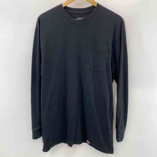 ディッキーズ(Dickies)のDickies メンズ ディッキーズ Tシャツ長袖 ブラック 無地(Tシャツ/カットソー(半袖/袖なし))