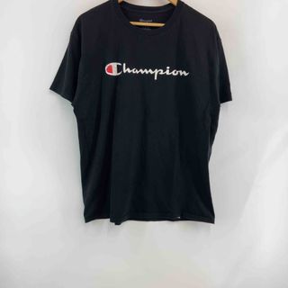 チャンピオン(Champion)のChampion メンズ チャンピオン Tシャツ 半袖 ロゴプリント ブラック(Tシャツ/カットソー(半袖/袖なし))