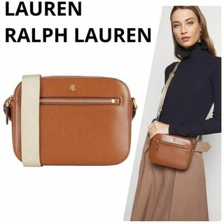 ラルフローレン(Ralph Lauren)の極美品 ローレンラルフローレン ショルダーバッグ カメラバッグ ブラウン(ショルダーバッグ)