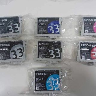 【新品未開封】EPSON 純正 IC8CL33 インクカートリッジ6色7個ット！