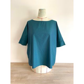 オネット(Honnete)のHonnete/オネット/トップス/カットソー/シャツ/アクアブルー/コットン(シャツ/ブラウス(半袖/袖なし))