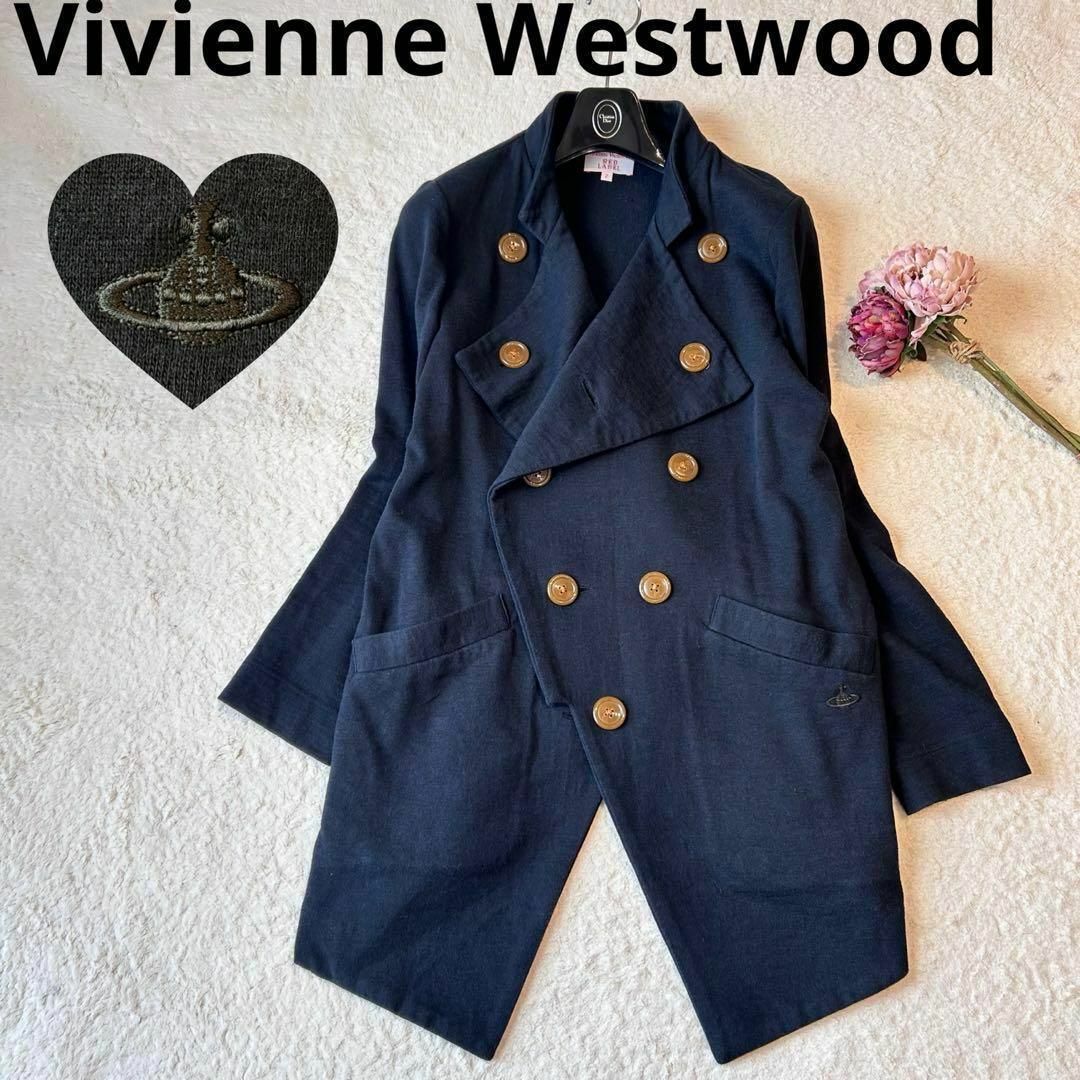 Vivienne Westwood(ヴィヴィアンウエストウッド)のVivienne Westwood 変形ジャケット オーブ刺繍 ブラック 2 レディースのジャケット/アウター(その他)の商品写真